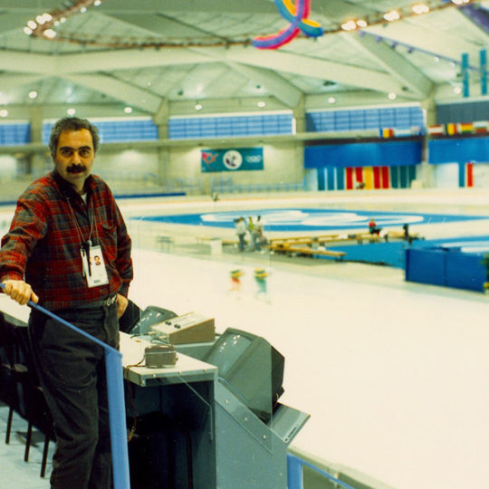 1988 Calgary Olimpiyat Oyunları (CAN) Sürat pateninin yapıldığı salon