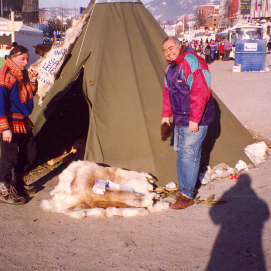 1994 Lillehammer Olimpiyat Oyunları (NOR) Ben gülerken çadırcı kızgın