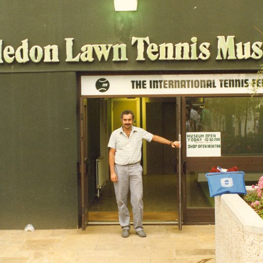 Wimbledon çim tenisi müzesinin 1986’daki görüntüsü 